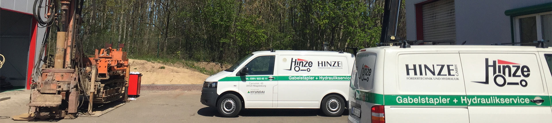 Betriebsgelände Hinze Hydraulik GmbH in Magdeburg